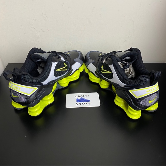 Nike Shox TL Nova Women's Black Lemon Venom Shoes - Picture 5 of 8